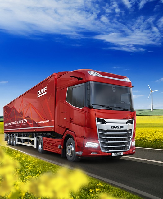 DAF and B100 fuel